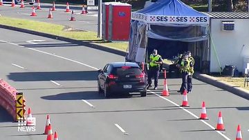 Police are working at the Queensland-New South Wales border to ensure only essential workers enter the sunshine state, in a bid to stop the virus from spreading.