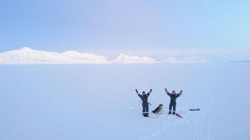 Hilde Falun Strom and Sunniva Sorby are stuck on a remote island in Arctic Norway.