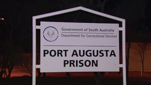 Police are investigating a fire at Port Augusta Prison. (9NEWS)