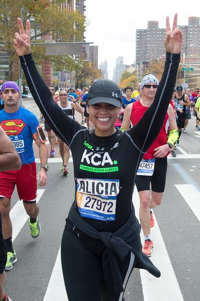Celebrities who have run marathons, including Oprah, Alicia Keys, Harry Styles, Alanis Morissette, Pippa Middleton, Will Ferrell, and Bryan Cranston