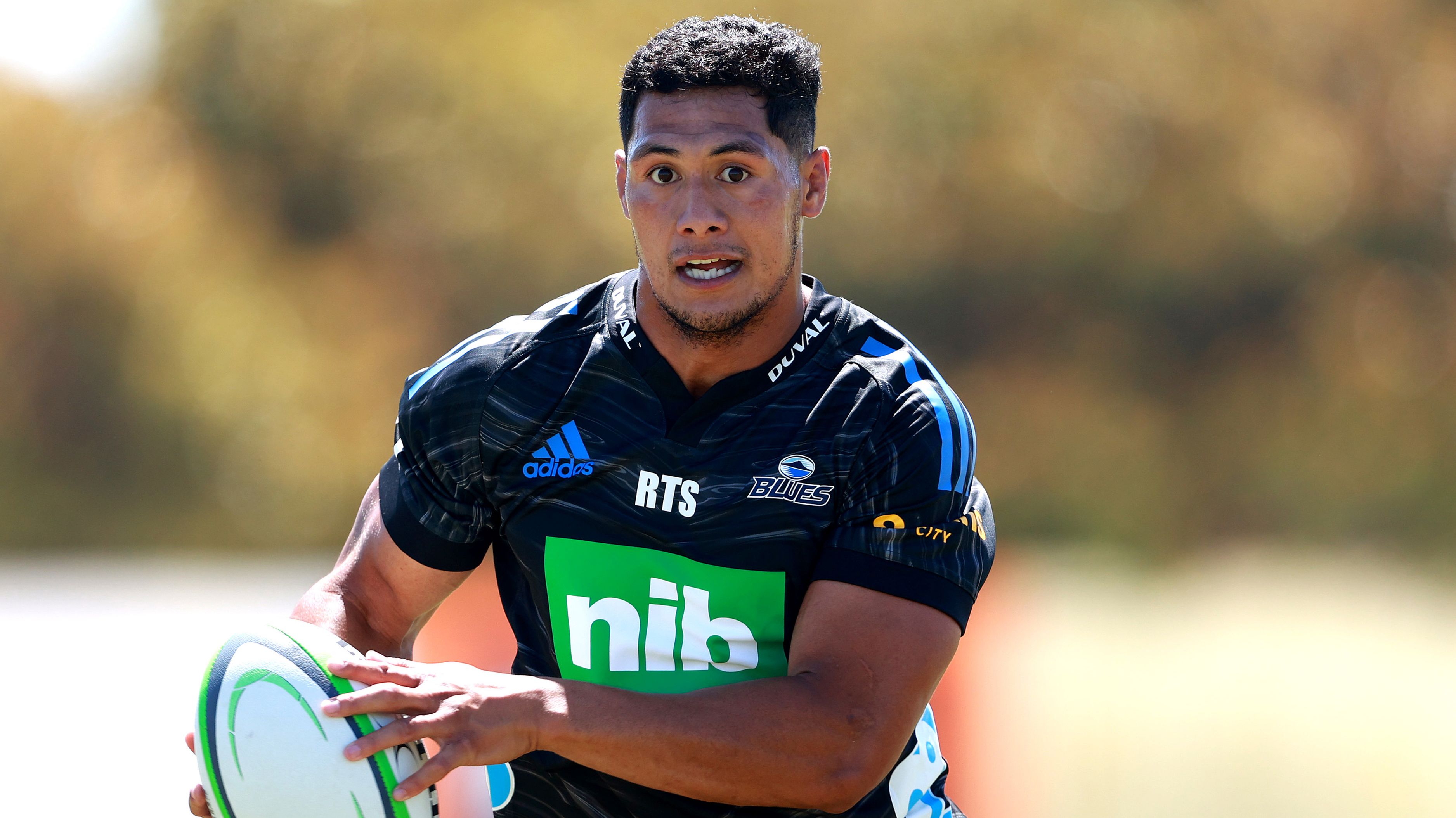 Roger Tuivasa-Sheck during a Blues Super Rugby training session.