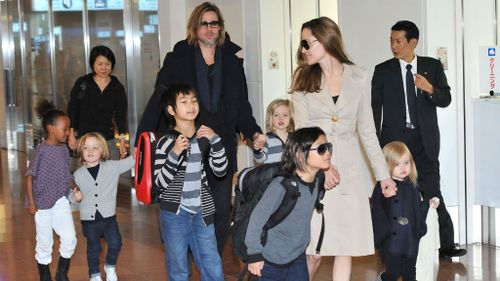 Brad Pitt to battle for joint custody of couple’s six children: reports