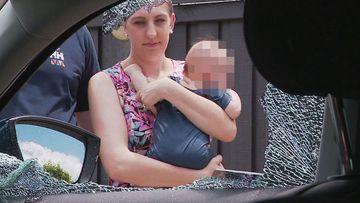 A Queensland family said their Skoda locked itself, trapping their baby - and their keys - inside on a sweltering day.