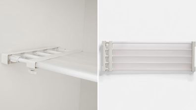 Adjustable Shelf from Kmart, storage hacks