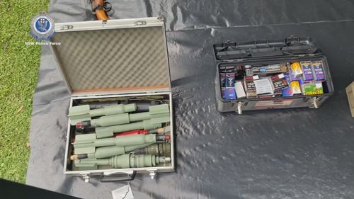 Man charged after weapons and explosives seized in NSW