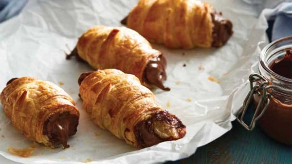 Nutella croissants. Courtesy of Delicious Creations with Nutella