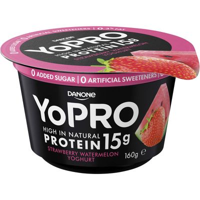 YoPro Strawberry Watermelon Yoghurt 160g