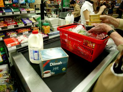 Woolworths supermarket checkout 