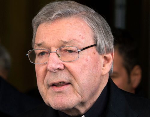 Cardinal George Pell will return to court on May 1 to hear whether he will stand trial over the allegations. (AAP)