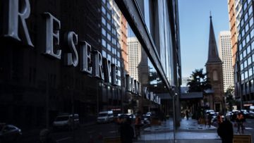 Reserve Bank of Australia building in Martin Place in Sydney