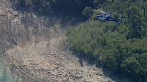 Police are scouring the national park. (9NEWS)