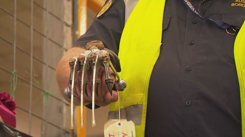 Australia's largest mail processing centre is now using a forensics lab to detect and test for illegal items such as drugs and weapons sent in the mail.