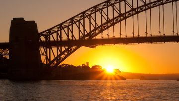Sydney sunrise heatwave