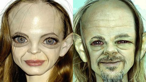 Angelina Jolie, Brad Pitt and other celebs transformed into Gollum from <i>The Hobbit</i>