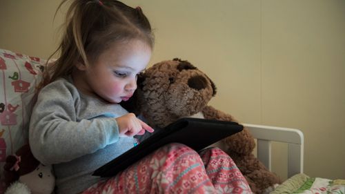 Toddlers who play with touchscreens sleep less: study