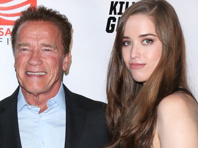 Katherine Schwarzenegger, Arnold Schwarzenegger and Christina Schwarzenegger in 2017.