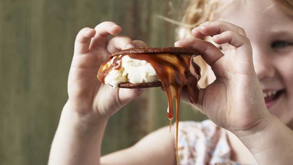 Annabel Crabb's gingernut ice cream sandwich