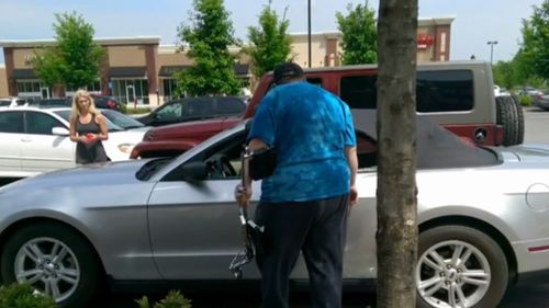 A US veteran has been arrested after rescuing dog from hot car
