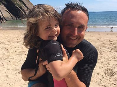 Dad's warning about first aid training after daughter chokes on a coin