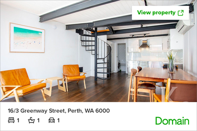 Perth rental one bedroom unit apartment property Domain listing