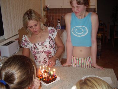 Tania birthday with mum Mandy Burgess