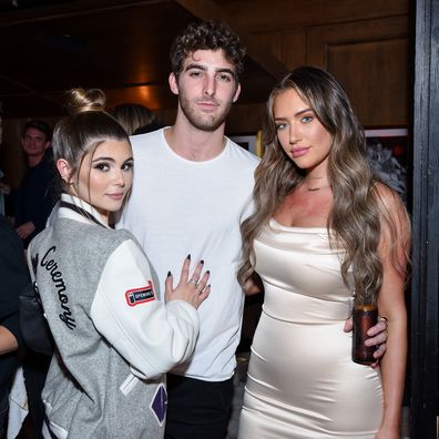 Olivia Jade, Jackson Guthy  and Stassie Karanikolaou attend Anastasia Karanikolaou For Oh Polly Valentine's Day Launch at Poppy on January 30, 2019 in Los Angeles, California.