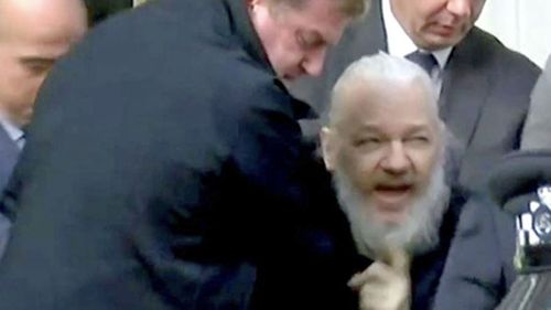 Julian Assange exit from Ecuador embassy