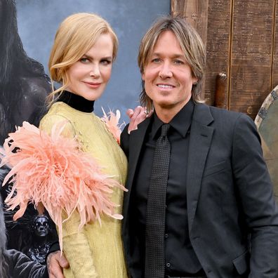 Nicole Kidman and Keith Urban attend the Los Angeles Premiere of "The Northman" at TCL Chinese Theatre on April 18, 2022 in Hollywood, California.