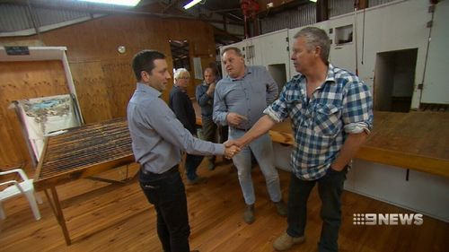 Matthew Guy is touring regional Victoria to meet drought-stricken farmers.