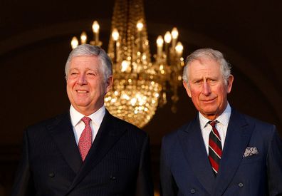 BELGRADE, SERBIA - MARCH 16:  Prince Charles, Prince of Wales meets with Alexander Karadjordjevic, Crown Prince of Yugoslavia (L) during the first day of a two day visit to Serbia on March 16, 2016 in Belgrade, Serbia. (Photo by Srdjan Stevanovic/Getty Images)