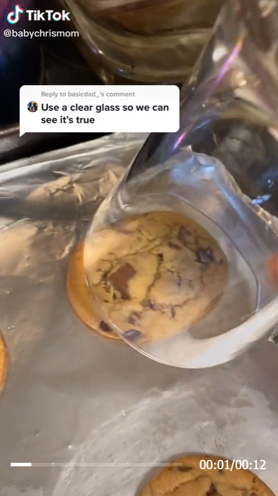 TikToker @babychrismom reveals amazing hack for perfectly round cookies