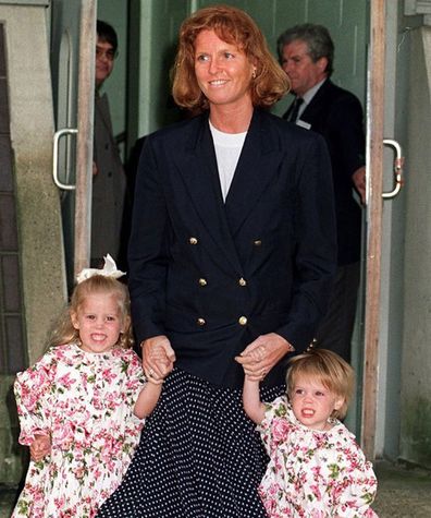 Princess Beatrice, Sarah Ferguson and Princess Eugenie flashback