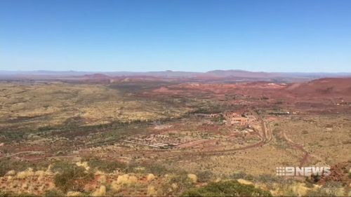 Mount Nameless is in WA's remote Pilbara region.