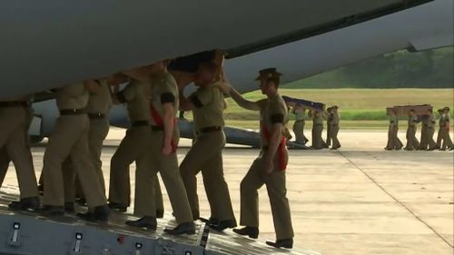 A RAAF C-17 Globemaster will bring the Australians home. (9NEWS)