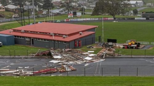 Storm damage in Victoria.