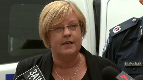 Police Minister Lisa Neville spoke about the new vehicles today. (9NEWS)