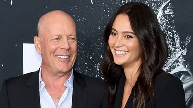 Bruce Willis and Emma Heming attend the "Glass" New York Premiere at SVA Theater on January 15, 2019 in New York City.