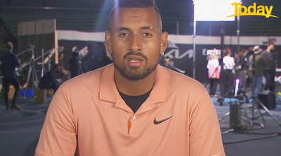 Nick Kyrgios said he had misgivings about the upcoming Melbourne Grand Slam. 