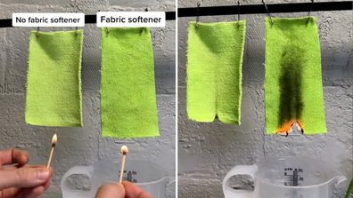 laundry fabric softener cleaning tips TikTok