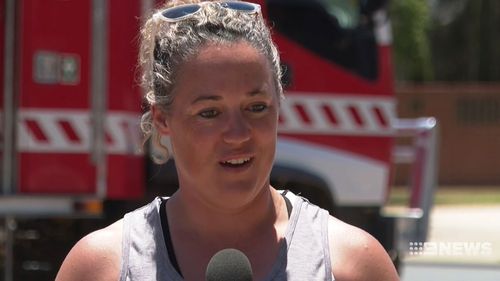 Shannyn Smith, a Pyramid Hill farmer who sacrificed her New Year's break to fight fires in East Gippsland, has returned to find her ute stolen from outside the brigade.