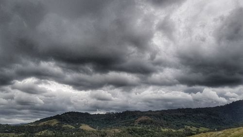 Foreboding clouds over Berry on the NSW South Coast. Picture: Jayden Webster