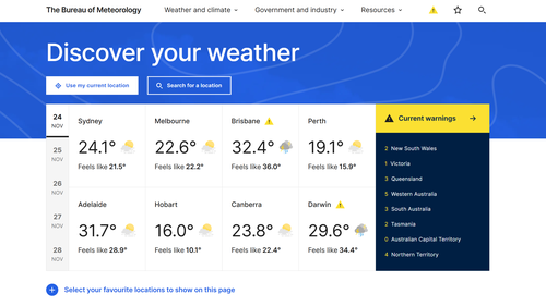 The federal government has asked the Bureau of ﻿Meteorology to explain why the total bill for their unpopular new website cost $92 million more than the agency previously stated.