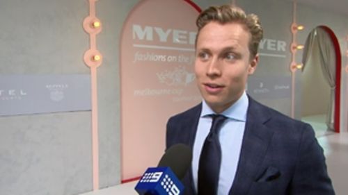 Myer Mens Fashion on the Field Ambassador Dalton Graham. (9NEWS)