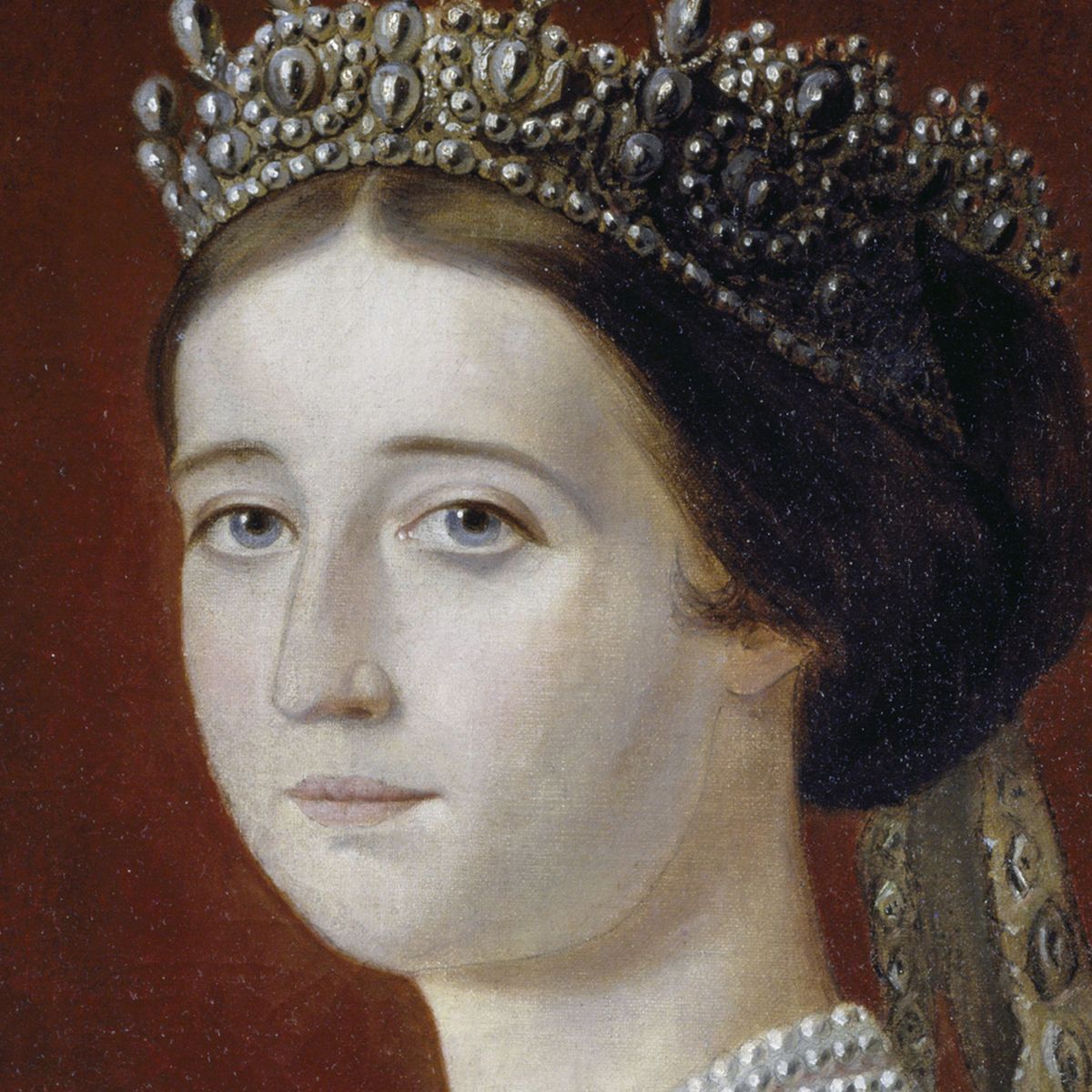 Image of French empress Eugenie (1826-1920, born Eugenia Maria de Montijo de