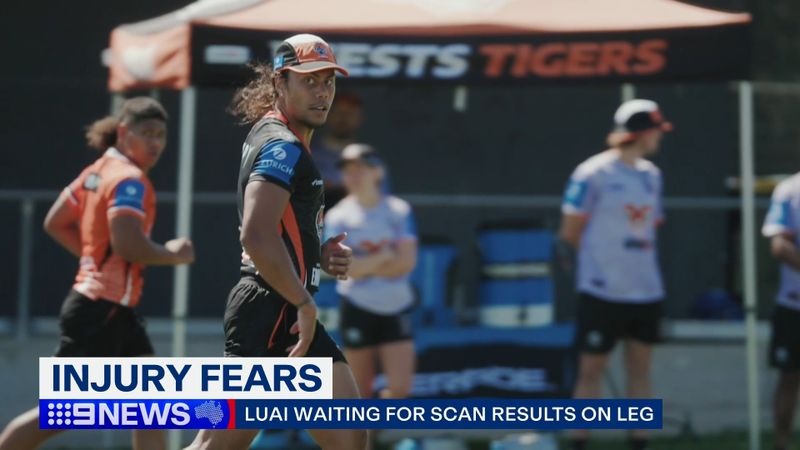 Luai awaits scan results on leg injury | Nine.com.au