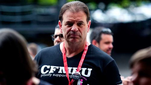  CFMEU's Victorian secretary John Setka stepped down from his position on Friday.