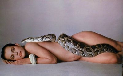 <p>This famous photograph by Richard Avedon of pregnant German actress <strong>Nastassja Kinski</strong> with a boa constrictor, for US Vogue's October 1981 issue, has sold over two million prints.</p>