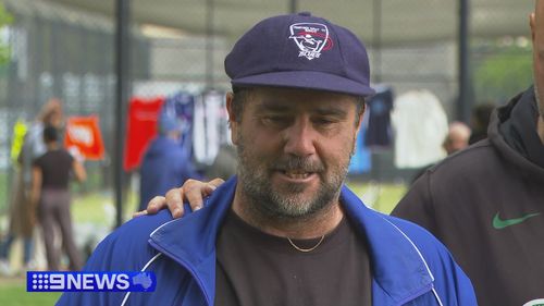 Jace Austin prestou homenagem a seu falecido filho na Reserva Wally Tew.