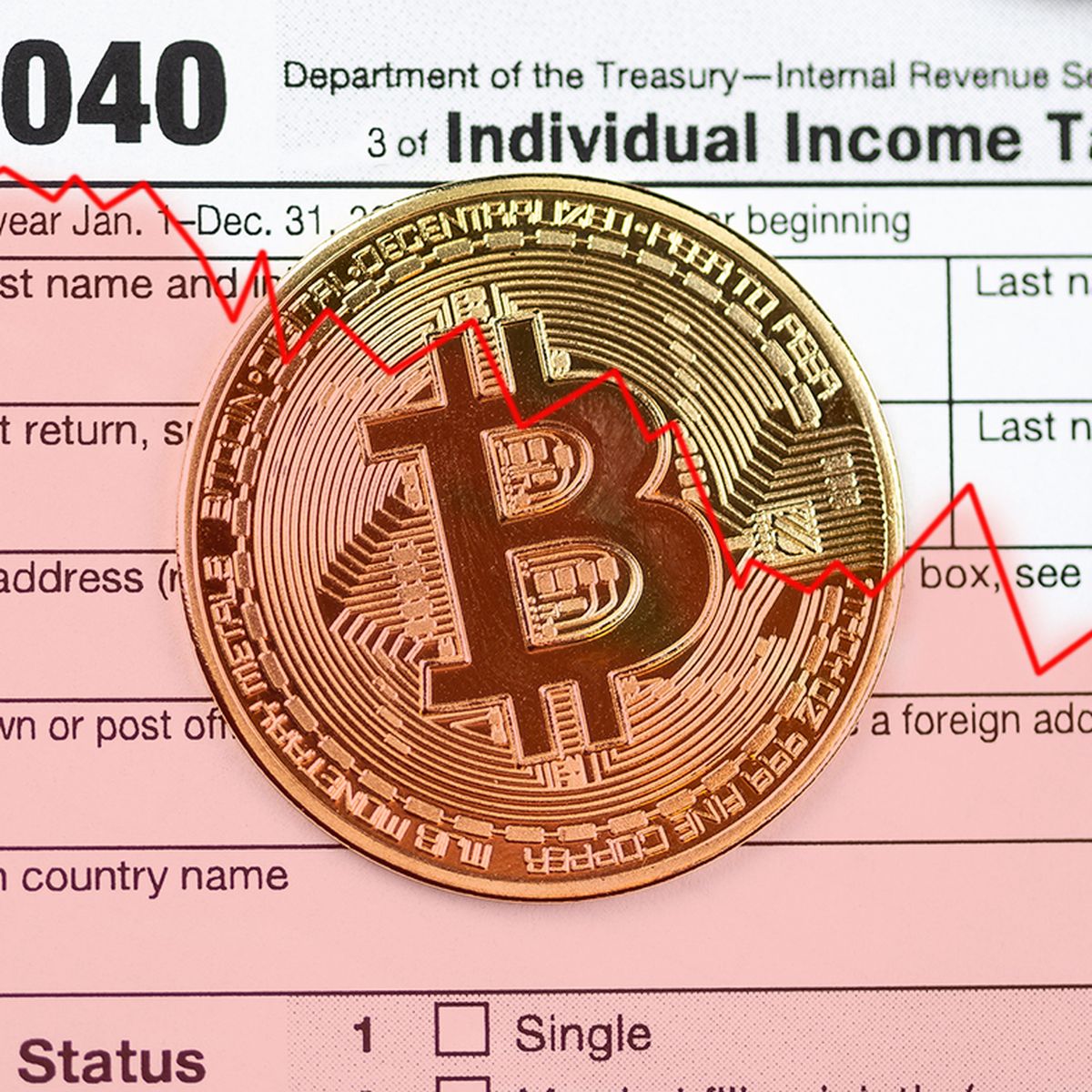 Bitcoin tumbles more than 50 per cent below its all-time high as crypto  plunges again