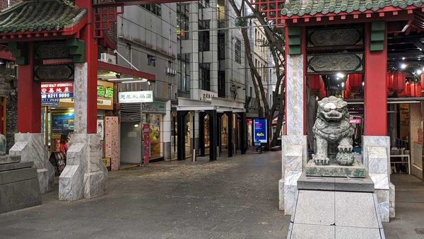 Deserted Chinatown in Sydney amid coronavirus panic